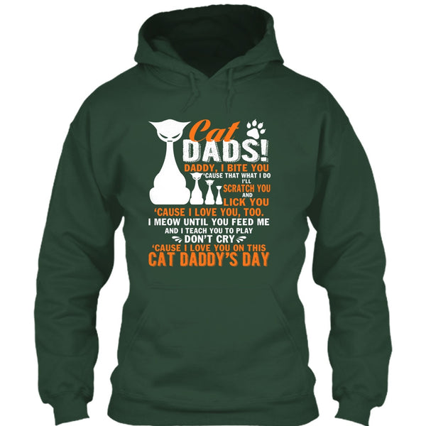 Cat Dads T Shirt, Daddy I Bite You T Shirt