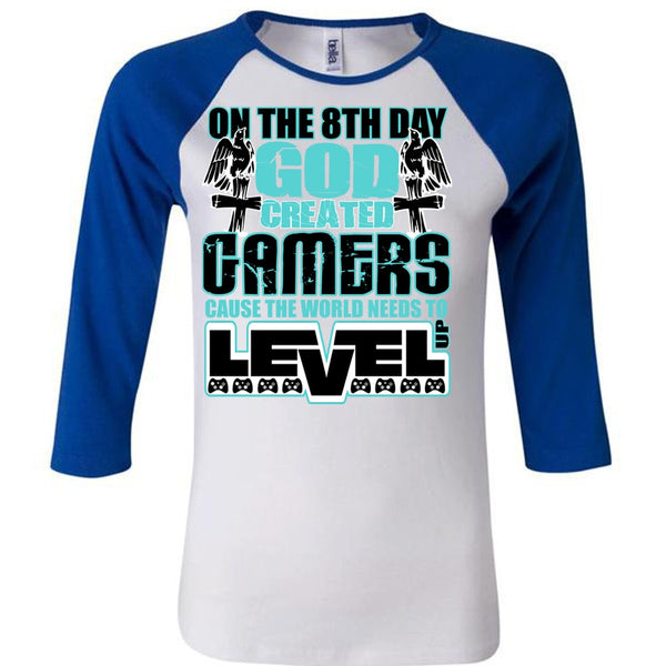 God Created Gamers T Shirt, I Love Gaming T Shirt, Awesome T-Shirts