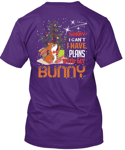 I Have Plans With My Bunny T Shirt, I Love Christmas T Shirt