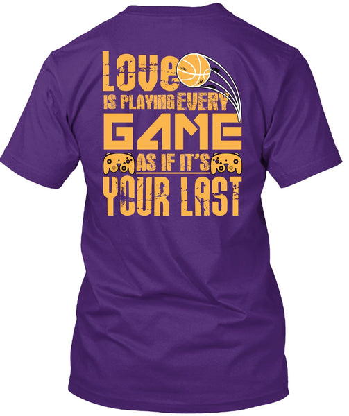 Love Is Playing Game T Shirt, Being A Gamer T Shirt