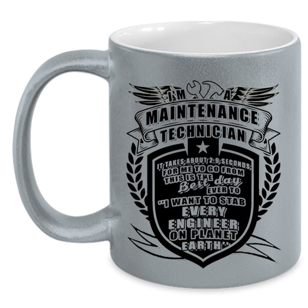 Funny Maintenance Technician Coffee Mug, I'm A Maintenance Technician Accent Mug