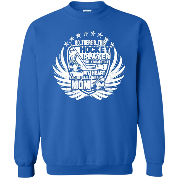 He Calls Me Mom T Shirt, Coolest Hockey Mom Sweatshirt