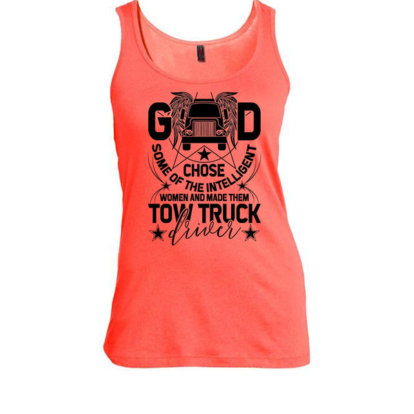 The Intelligent Women T Shirt, Tow Truck Driver T Shirt, Awesome t-shirts