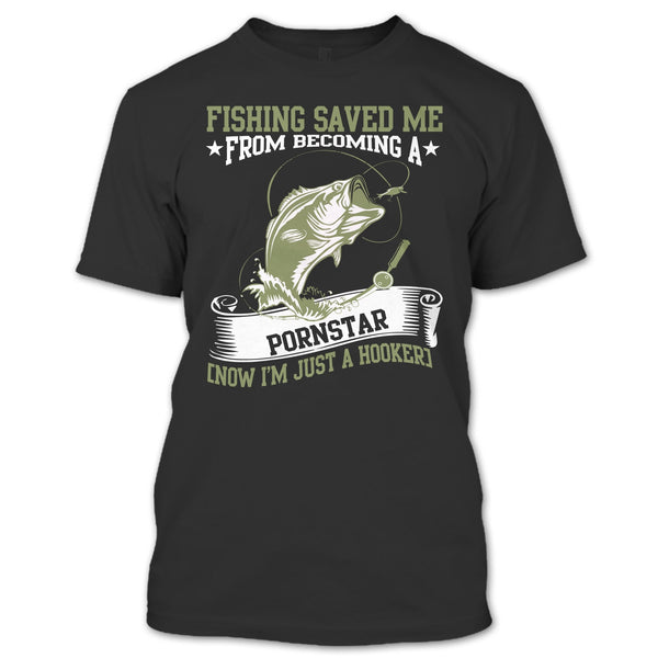 A black t-shirt with the shopify logo