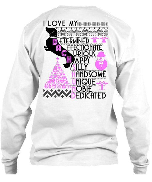 I Love My Dachshund T Shirt, I Love My Dog T Shirt