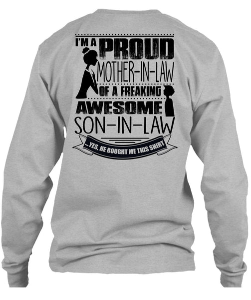 I'm A Proud Mother In Law T Shirt, I Love Mom T Shirt