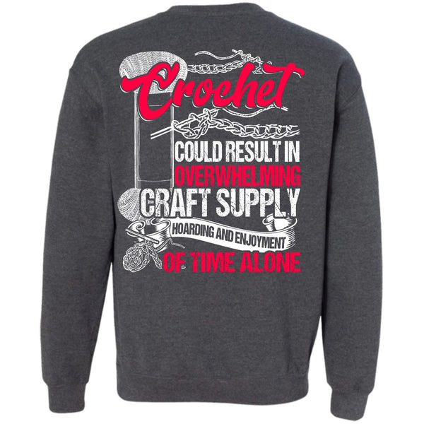 Being A Knitter T Shirt, I Love Crochet Sweatshirt