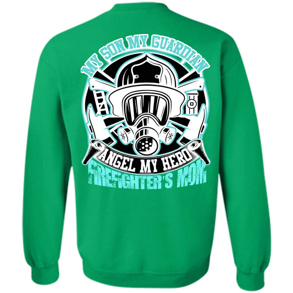 I Love Firefighter T Shirt, Firefighter's Mom Sweatshirt