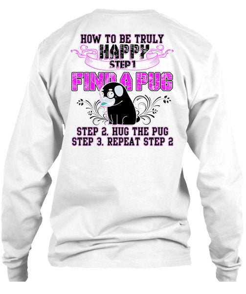 Find A Pug T Shirt, I Love Pug T Shirt