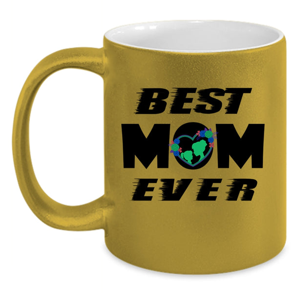 Awesome Mom Coffee Mug, What An Awesome Mom Looks Like Accent Mug