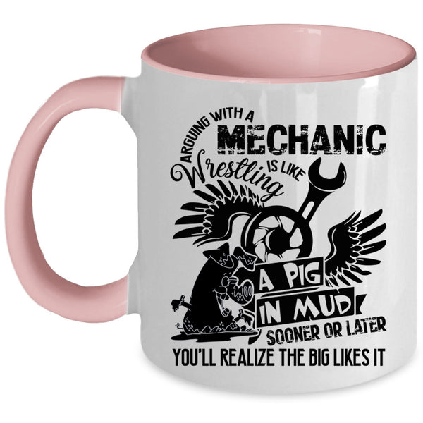 Funny Gift For Mechanics Coffee Mug, Cool Mechanics Accent Mug