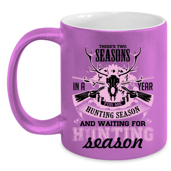Waiting For Hunting Season Coffee Mug, Hunting Season Accent Mug