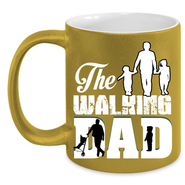 The Walking Dad Coffee Mug, Funny Gift For Dad Coffee Cup