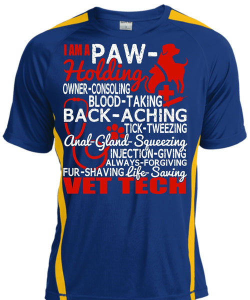 Saving Vet Tech T Shirt, I Am A Paw-Holding T Shirt, Cool Shirt