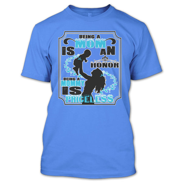 A black t-shirt with the shopify logo