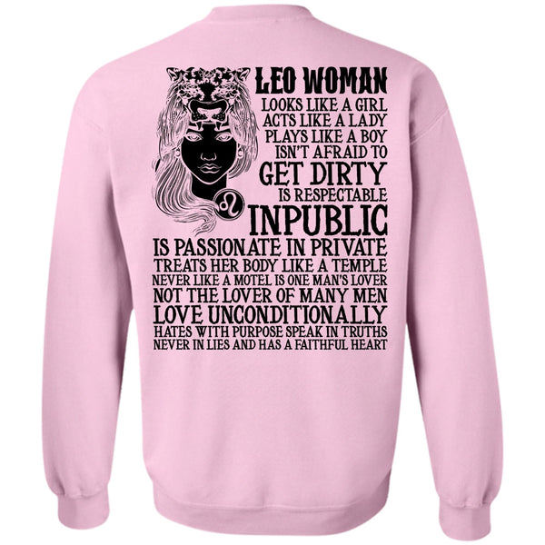 I Love Leo T Shirt, Leo Woman Sweatshirt