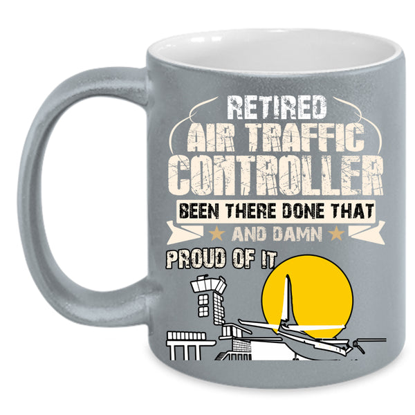 Retired Air Traffic Controller Coffee Mug, Cool Retirement Coffee Cup