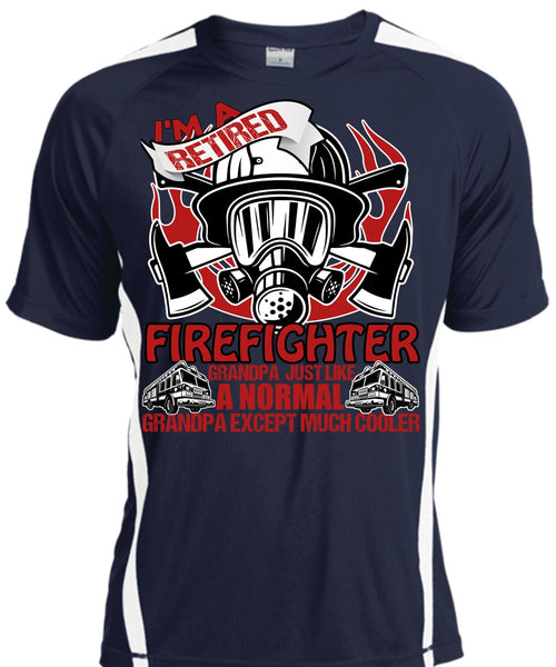 I'm A Retired Firefighter Grandpa T Shirt, Being A Firefighter T Shirt, Cool Shirt