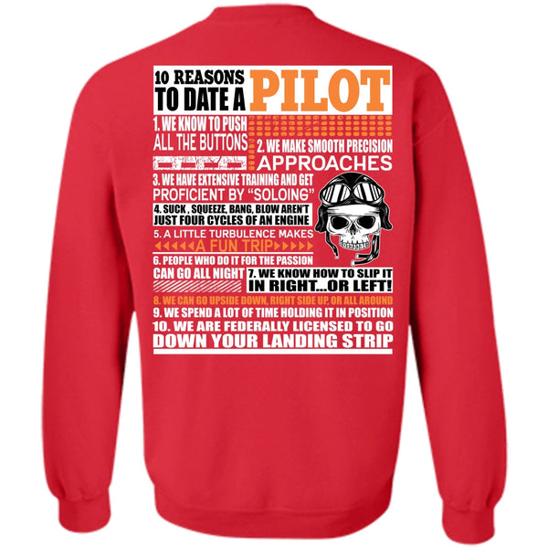 Down Your Landing Strip T Shirt, I Love Pilot Sweatshirt