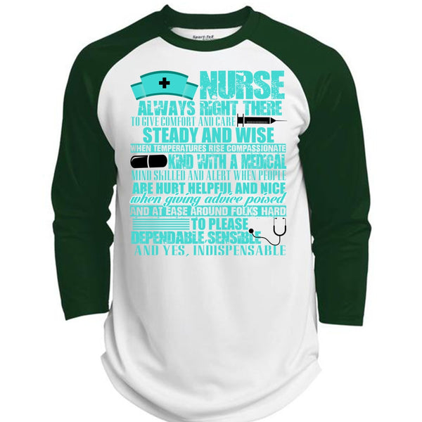 Nurse Always Right T Shirt, I Love Nurse T Shirt, Awesome T-Shirts  (Polyester Game Baseball Jersey)