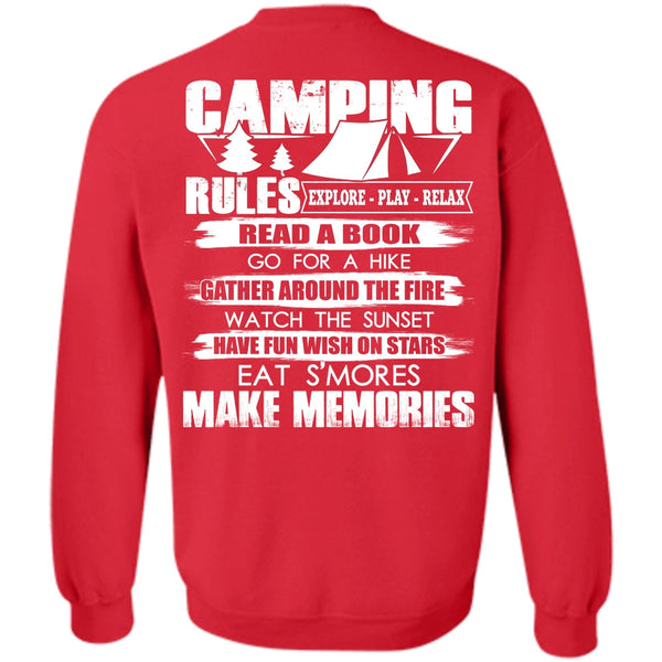 Make Memories T Shirt, I Love Camping Sweatshirt