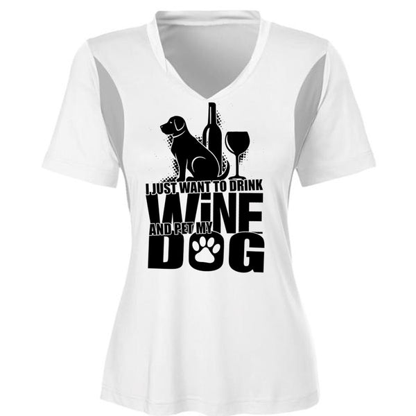I Just Want To Drink Wine T Shirt, I Love Dog T Shirt, Awesome T-Shirts