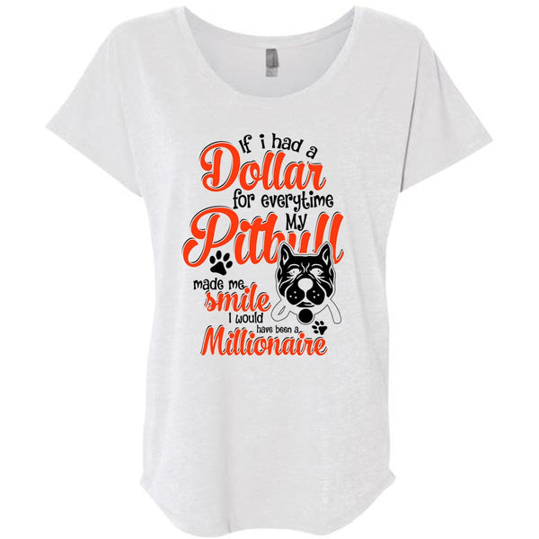 I Had A Dollar For Everytime My Pit Bull T Shirt, I Love Dog T Shirt, Awesome T-Shirts