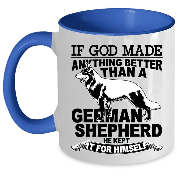 Awesome Dog Lovers Coffee Mug, Cool German Shepherd Accent Mug