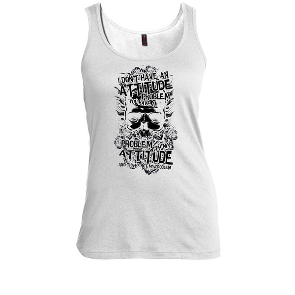 I Don't Have An Attidude T Shirt, Coolest Skull T Shirt, Awesome t-shirts