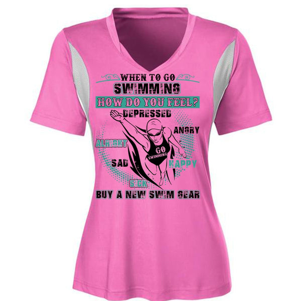 When To Go Swimming T Shirt, I Love Swimming T Shirt, Awesome T-Shirts