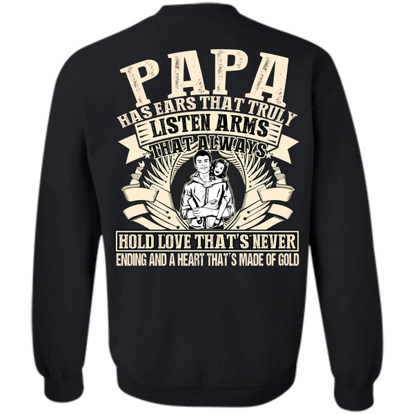 A black t-shirt with the shopify logo