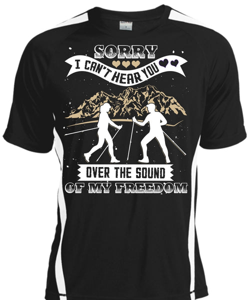 A black t-shirt with the shopify logo