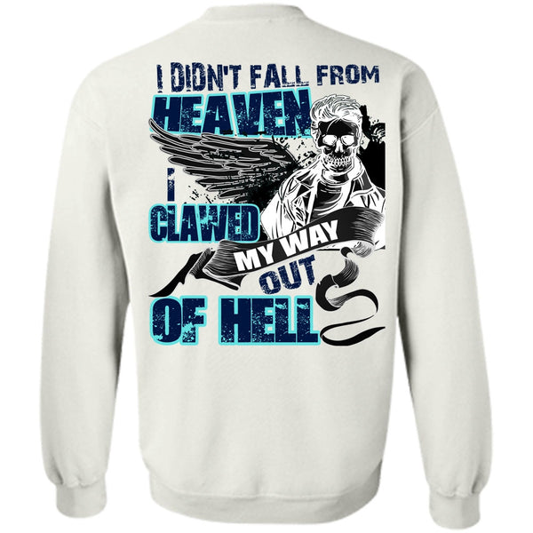 A black t-shirt with the shopify logo