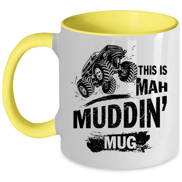 Cool Gift For Son Coffee Mug, This Mah Mudding Accent Mug