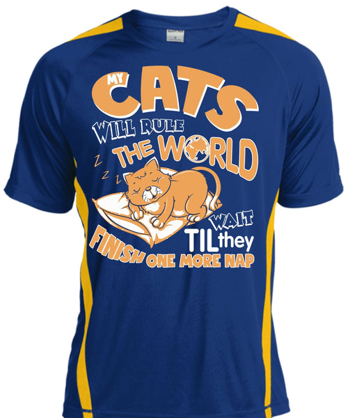Cat's Will Rule The World T Shirt, They Finish One More Nap T Shirt, Cool Shirt