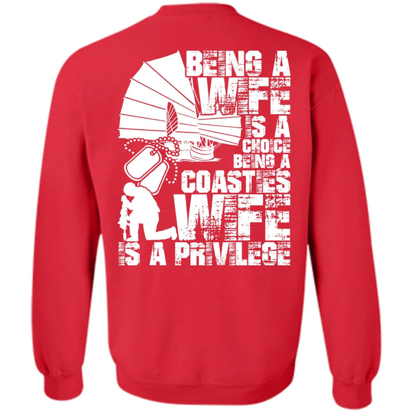 Coasties Wife T Shirt, I Love Wife Sweatshirt