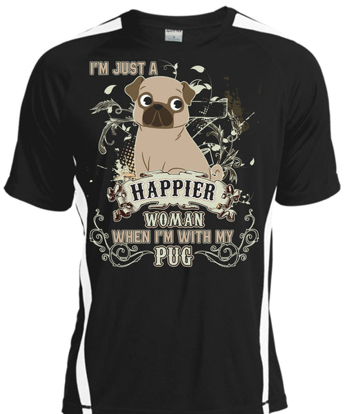 A black t-shirt with the shopify logo