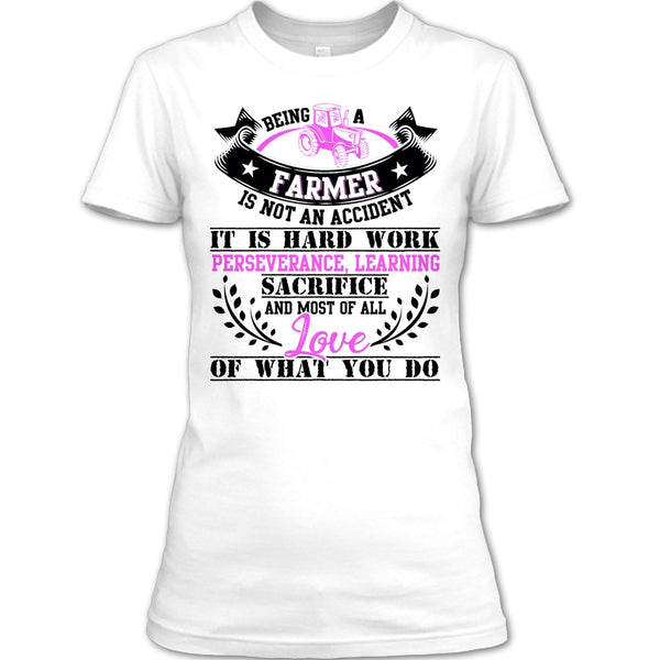 Being A Farmer Is Not An Accident T Shirt, Coolest Farmer T Shirt