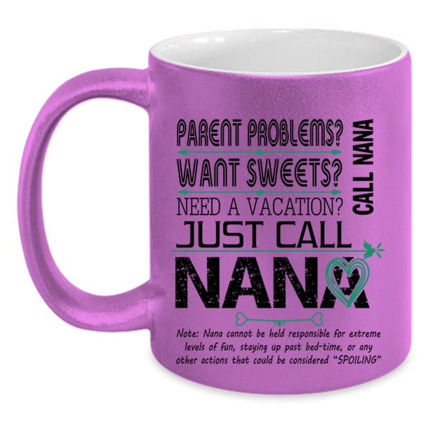 I Love Being A Nana Coffee Mug, Happiness Is Being A Nana Accent Mug