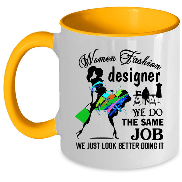 Cute Gift For My Wife Coffee Mug, Women Fashion Designer Accent Mug