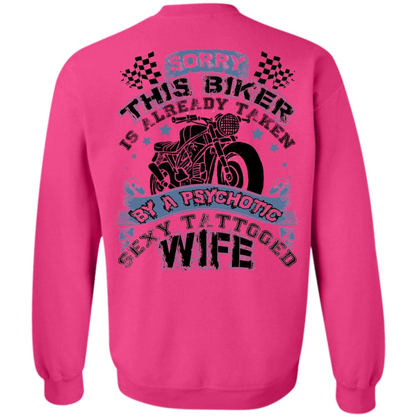 I Love Biker T Shirt, Tattooed Wife Sweatshirt