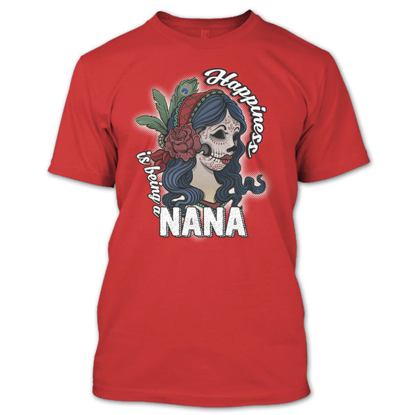Happiness Is Being A Nana T Shirt, Coolest Nana T Shirt