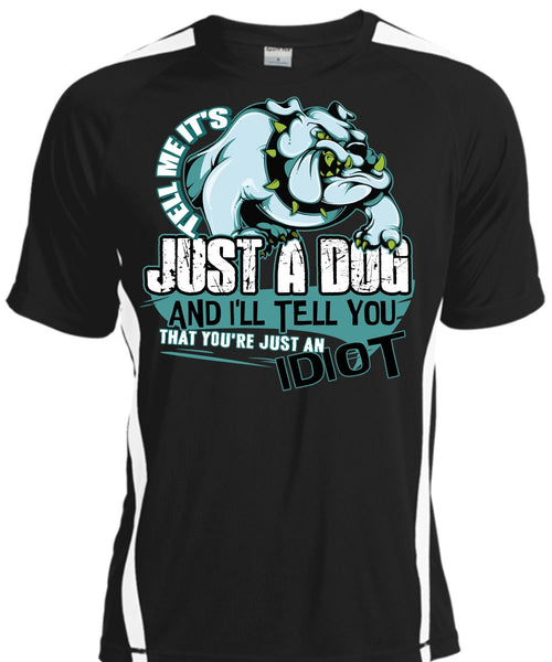 A black t-shirt with the shopify logo