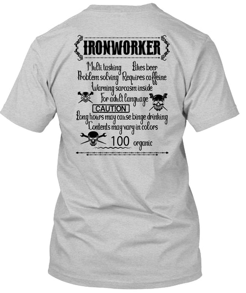 Ironworker Multitasking T Shirt, Being An Ironworker T Shirt