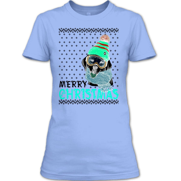 Dog Merry Christmas T Shirt, Coolest Merry Christmas Gift T Shirt
