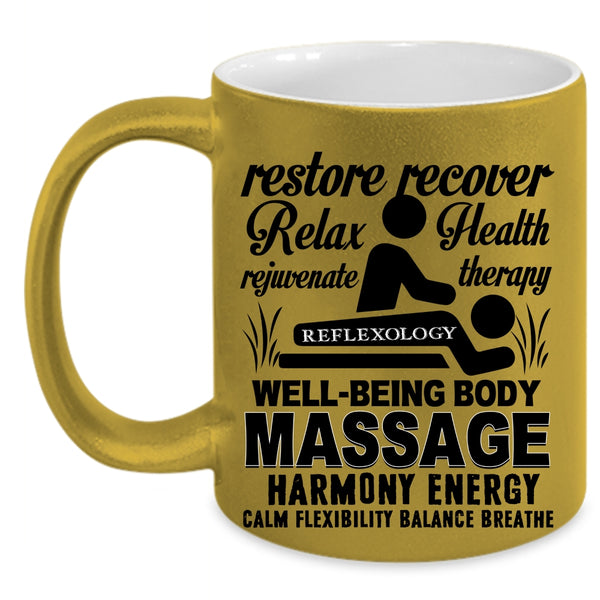 Cool Job Title Coffee Mug, Funny Massage Theralist Accent Mug