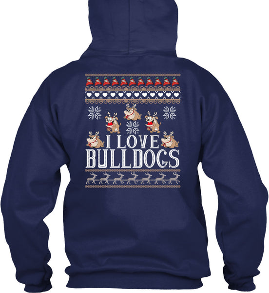 I Love Bulldogs T Shirt, This Girl Loves Christmas T Shirt