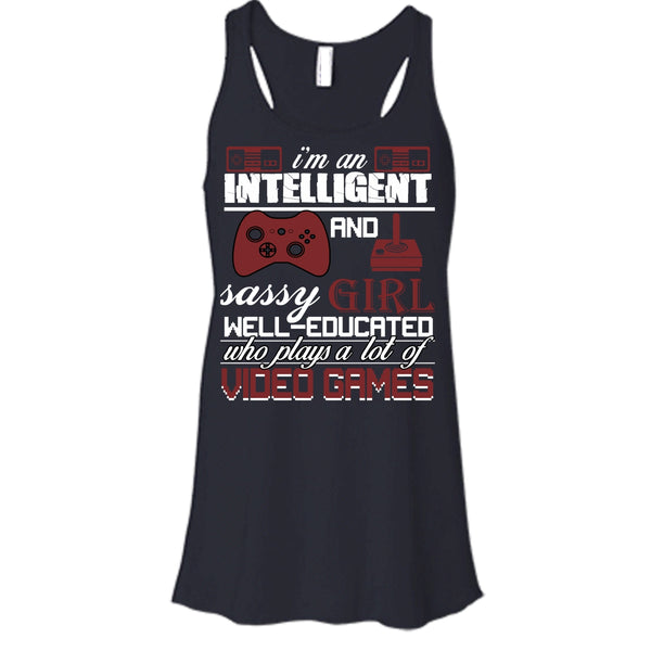 I'm An Intelligent T Shirt, Sasy Girl Well-Educated T Shirt, Cool T Shirt