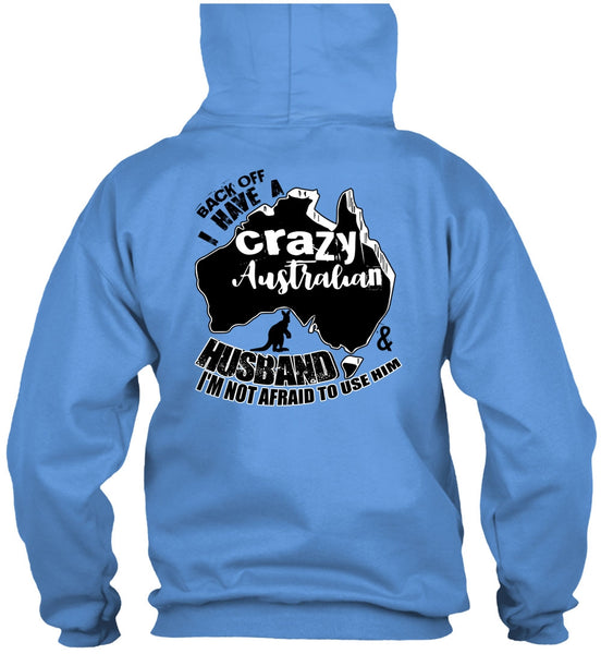 Crazy Australian Husband T Shirt, I Love Husband T Shirt