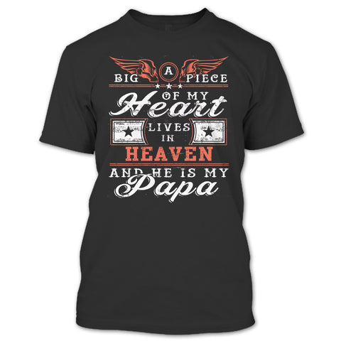 A black t-shirt with the shopify logo
